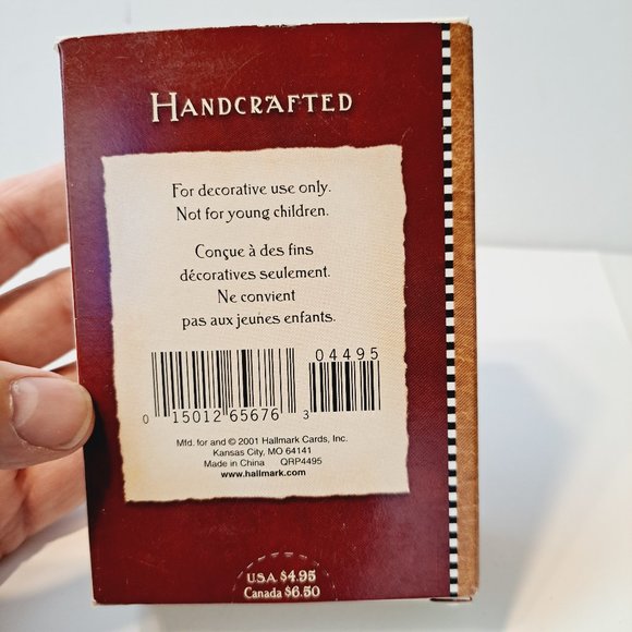 Hallmark Keepsake TWAS THE NIGHT BEFORE CHRISTMAS Santa Claus NEW In Box 2001 - Picture 5 of 5